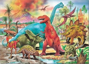 Пазл Educa "Динозавры" 100 деталей