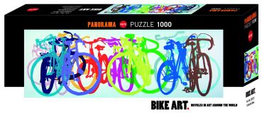 Пазл-панорама Heye "Яркие велосипеды" 1000 деталей