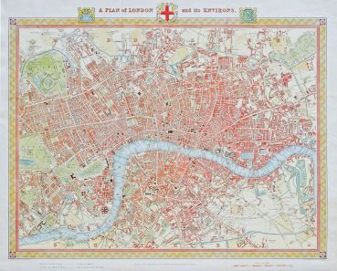 Пазл Piatnik "Карта Лондона 1831 год" 1000 деталей