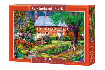 Пазл Castorland "Чудесный сад" 1500 деталей