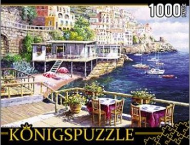 Пазл Konigspuzzle "Кафе у моря" 1000 деталей