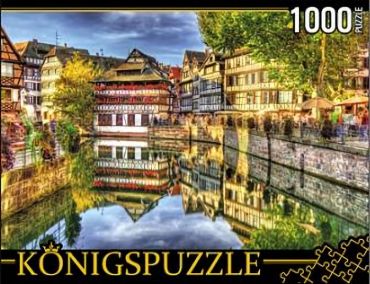 Пазл Konigspuzzle "Европейская набережная" 1000 деталей
