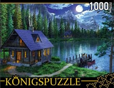 Пазл Konigspuzzle "Лунное озеро" 1000 деталей