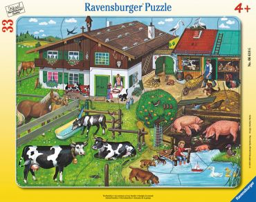 Пазл Ravensburger "Животные на ферме" 33 детали