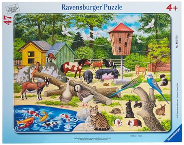Пазл Ravensburger "В детском зоопарке" 47 деталей