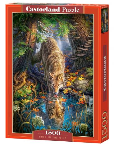 Пазл Castorland "Волк в дикой природе" 1500 деталей
