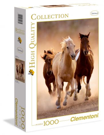 Пазл Clementoni "Бегущие лошади" 1000 деталей