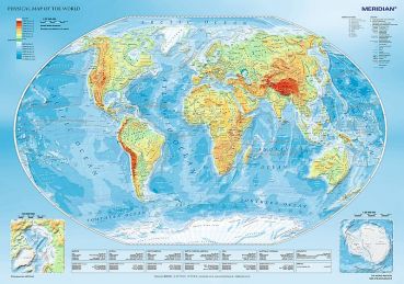 Пазл Trefl "Физическая карта мира" 1000 деталей
