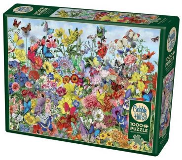 Пазл Cobble Hill "Бабочки в цветах" 1000 деталей