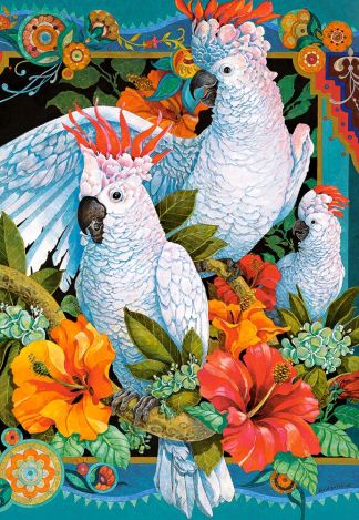 Пазл Castorland "Белые попугаи" 1500 деталей
