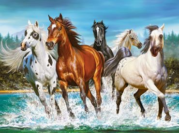 Пазл Castorland "Бегущие лошади" 2000 деталей