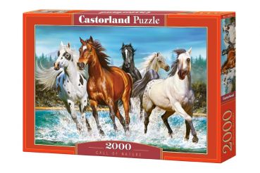 Пазл Castorland "Бегущие лошади" 2000 деталей