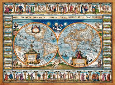 Пазл Castorland "Карта мира, 1639г." 2000 деталей