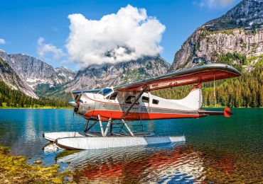 Пазл Castorland "Самолет на горном озере" 500 деталей