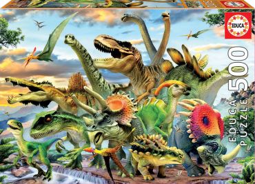 Пазл Educa "Динозавры" 500 деталей