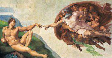 Пазл "Микеланджело, Сотворение Адама" 13200 деталей