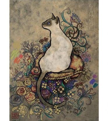 Пазл "Сиамская кошка" Jane Crowther 1000 деталей