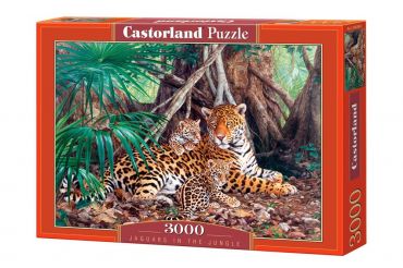Пазл Castorland "Ягуары в джунглях" 3000 деталей