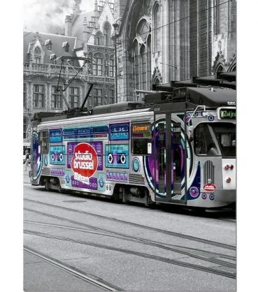 Пазл Educa "Трамвай в Генте, Бельгия" 500 деталей
