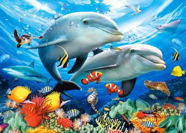 Пазл Castorland "Дельфины" 1500 деталей