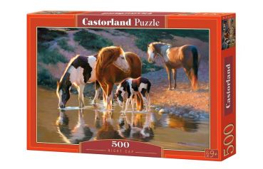 Пазл Castorland "Лошади на водопое" 500 деталей