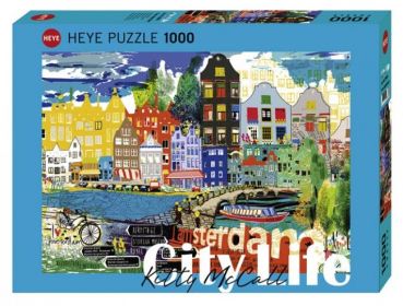 Пазл Heye "McCall: Я люблю Амстердам" 1000 деталей