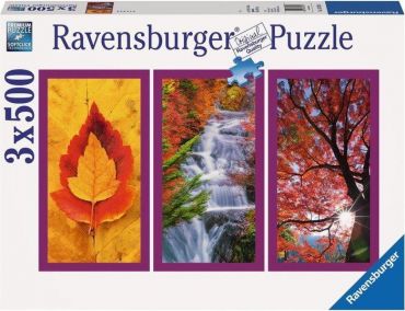 Пазл-триптих Ravensburger "Осенние впечатления" 3х500 деталей