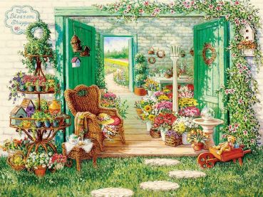 Пазл Cobble Hill "Магазин цветов" 500 деталей
