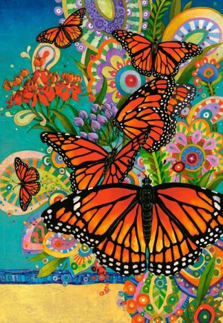 Пазл Castorland "Бабочки Монархи" 1000 деталей
