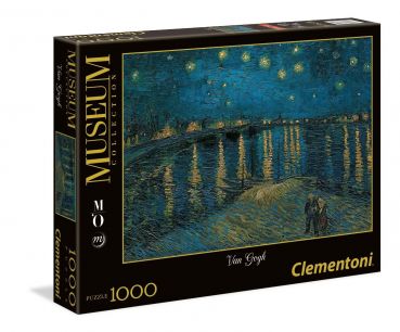 Пазл Clementoni "Ван Гог. Звездная ночь над Роной" 1000 деталей
