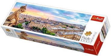 Пазл-панорама Trefl "Вид с собора Нотр-Дам на Париж" 1000 деталей