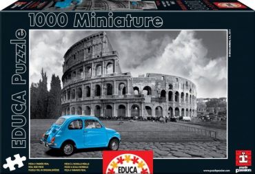 Пазл-миниатюра 1000 деталей "Колизей, Рим"