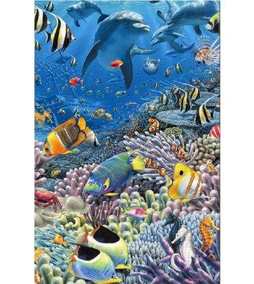 Пазл-миниатюра 1000 деталей "Морская жизнь"