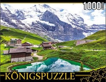 Пазл Konigspuzzle "Горный пейзаж" 1000 деталей