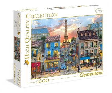 Пазл Clementoni "Улицы Парижа" 1500 деталей