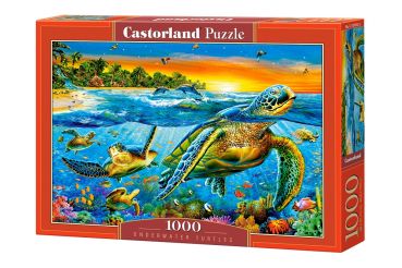 Пазл Castorland "Подводные черепахи" 1000 деталей