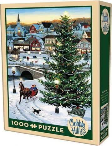 Пазл Cobble Hill "Деревенская новогодняя елка" 1000 деталей
