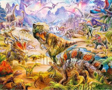Пазл Pintoo "Динозавры" 2000 деталей