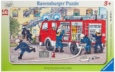Пазл Ravensburger "Пожарная машина" 15 деталей
