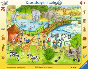 Пазл Ravensburger "Весёлый зоопарк" 24 деталей