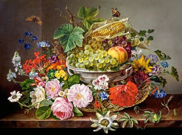 Пазл Castorland "Натюрморт с цветами" 2000 деталей