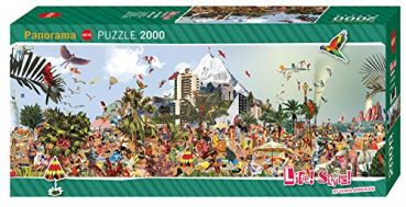 Пазл-панорама Heye "Пляж" 2000 деталей