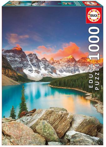 Пазл Educa "Озеро Морейн, Национальный парк Банф, Канада" 1000 деталей