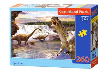 Пазл Castorland "Динозавры" 260 деталей