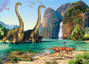 Пазл Castorland "Динозавры" 60 деталей