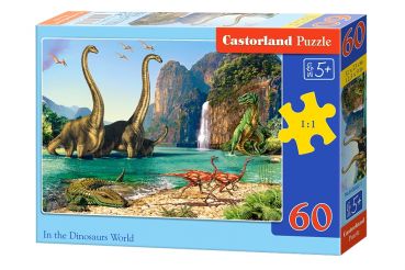 Пазл Castorland "Динозавры" 60 деталей
