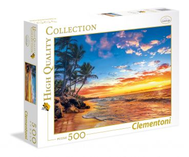 Пазл Clementoni "Закат на пляже" 500 деталей