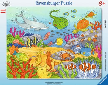 Пазл Ravensburger "Счастливые обитатели моря" 11 деталей