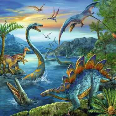Пазл Ravensburger "Динозавры" 3х49 деталей