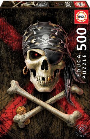 Пазл Educa "Пиратский череп" 500 деталей
